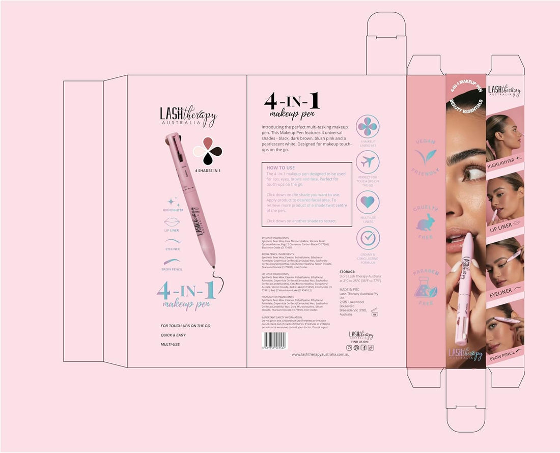 4-in-1 Multi-Effect Makeup Pen – Eyeliner Magic in One Tool!